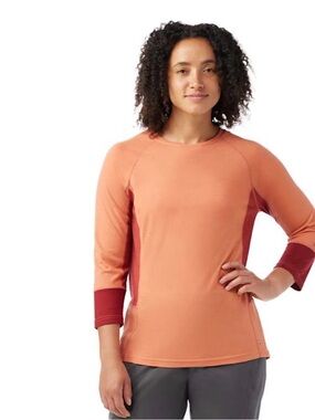 Smartwool Ultralite Mountain Bike 1/4 Sleeve Tee terracotta